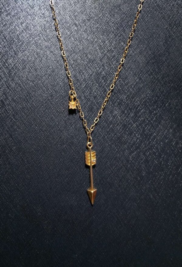 The Arrow - 14K  Gold Necklace